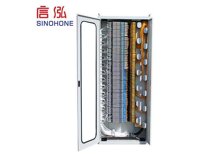 Fully Closed Fiber Distribution Cabinet , Fiber Optic Distribution Unit High Density