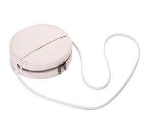 China Casual Ladies Crossbody Round Bag Hasp Closure Type Unique Design Precision Sewing factory