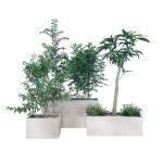 40cm Customized Outdoor Stainless Steel Trough Planter
