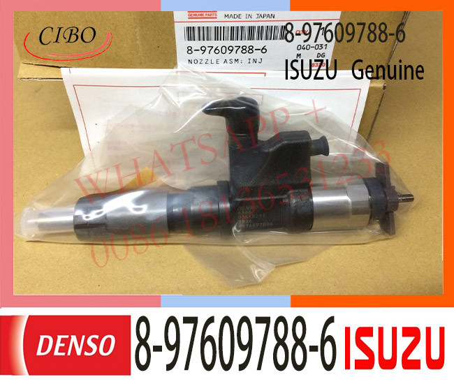 8-97609788-6 ISUZU Fuel Injector For 4HK1 6HK1 095000-6366 095000-6367 095000-6372