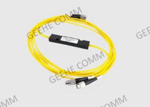 China ABS Box Single Mode FC/UPC 1 To 2 Fiber Optic Cable Splitter factory