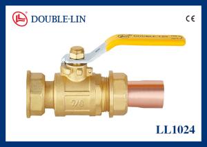China Thread Connection 7/8&quot; x 28mm Brass Gas Valves factory