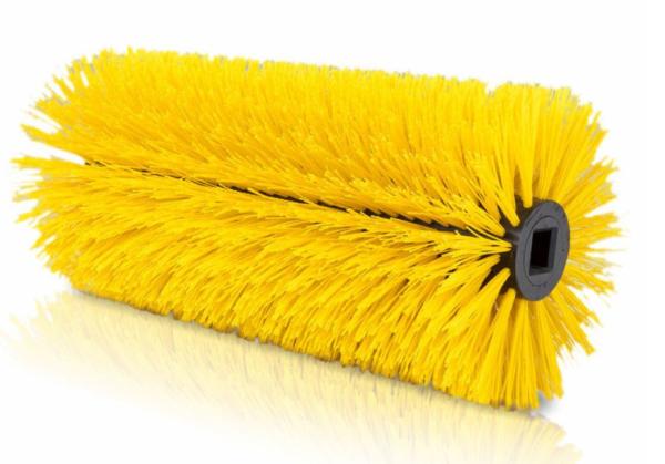 Flexible Adjustable Outer Diameter 400mm PET Wire Roller Road Sweeper Brush