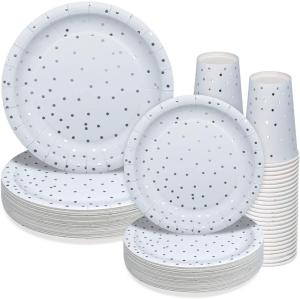 China Compostable Disposable Dinnerware Sets Dinner Plates And Cups Party Supplies Tableware factory
