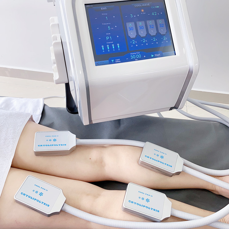 Cryolipolysis Fat Freezing Machine Cellulite Treatment Machine With Muscle Stimulate Function