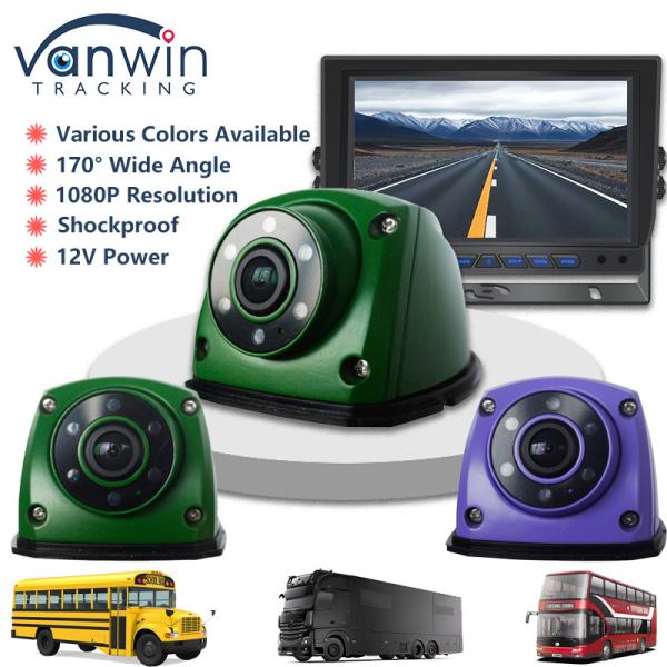 IP69 1080P Car Camera AHD Side Camera With 6pcs IR Lights Super Night Vision