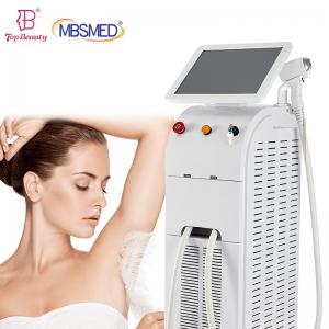 China 2 In 1 Nd Yag Laser+ 808 755 1064nm Diode Laser Hair Removal Machine Skin Rejuvenation Salon Beauty Equipment factory