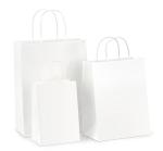 Recyclable Printing Carrying Bag Customized Logo Large Heavy Duty Kraft Paper