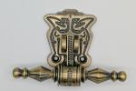Brass Plating Metal Coffin Handles Zinc Alloy Material High Durability ZH005T