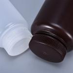 Plastic Screw Cap 100ml PP Brown Amber Reagent Bottle for Chemical Industry