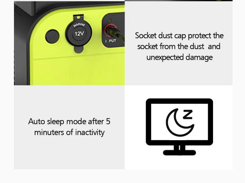 OEM ODM LiFePO4 lithium battery 500w Portable Solar Power Station Generator Lithium With LED Display