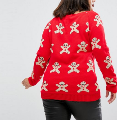 snowman design adult clothing longsleeve plus size women red xxxxl christmas jumpers