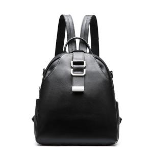 China Women's Backpacks Cowhide School Bag Lichee Pattern Cow Leather Shoulder Bags factory