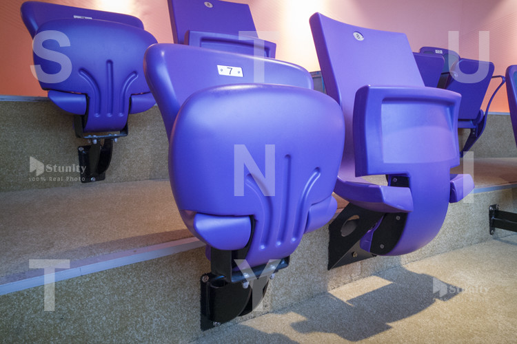 UV Resistant HDPE Folding Stadium Chairs For Football Stadium