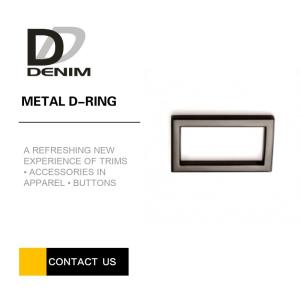 China High Performance Rectangular Metal Rings Color Flexible For Backpacks factory