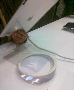 China COMER Multi Ports Secure Anti-Theft Alarm Device For Laptop cellphone tablet factory