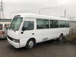 30 Seats Used Toyota Coaster Bus White Color 7.01m X 2.03m X 2.75m