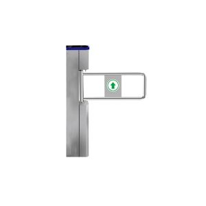 SUS304 DC24V Swing Barrier Turnstile RS232 With LED Indicator