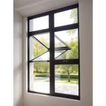 Flexible Single / Double / Triple Glass Windows Folding Aluminum