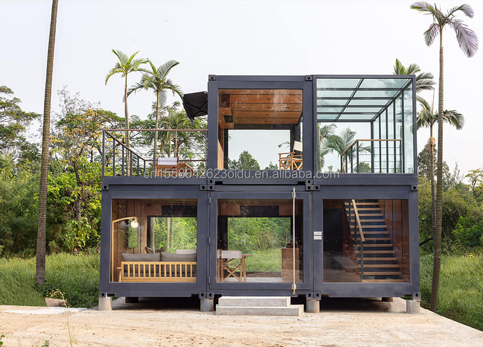 Portable Shipping Modular Prefab Folding Living Homes Storage Expandable Container House with Customized Color and 3D Model