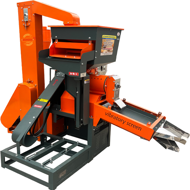 DONGYA AGRO 750KG Rice Mill Machine With Auto Loading Lifter 6N80L Type