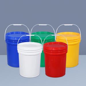 China 20L Capacity Waterproof Paint Construction Pail Liners with Cover and Customized Logo factory