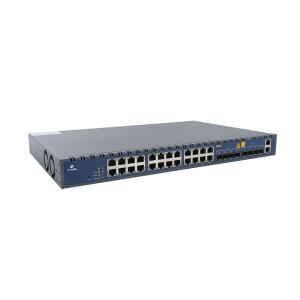 China Layer 3 Managed 24 Gigabit Switch 10 100 1000 Mbps 4 10G SFP Slots Switch factory