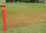 Safety Temporary Plastic Construction Netting / Orange Construction Barrier
