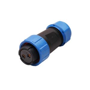 China 12V 2 Pin Waterproof Connector IP68 High Power Straight Connector factory