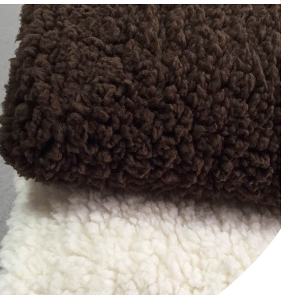 330GSM Knitting 160CM Double Plush Polyester Fabric