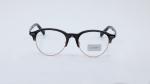 Trendy Round Women Men Eyeglasses Unisex Eyewear frame acetate metal combination