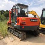Doosan Mini Excavator DX55 5 Ton Used in Good Condition from Korea Made in Korea