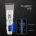White Color Electric Hair Cutter , Hair Shaving Machine Easy Clean For Business