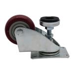 Light Duty Locking Caster Wheels Aluminium Profile Accessories