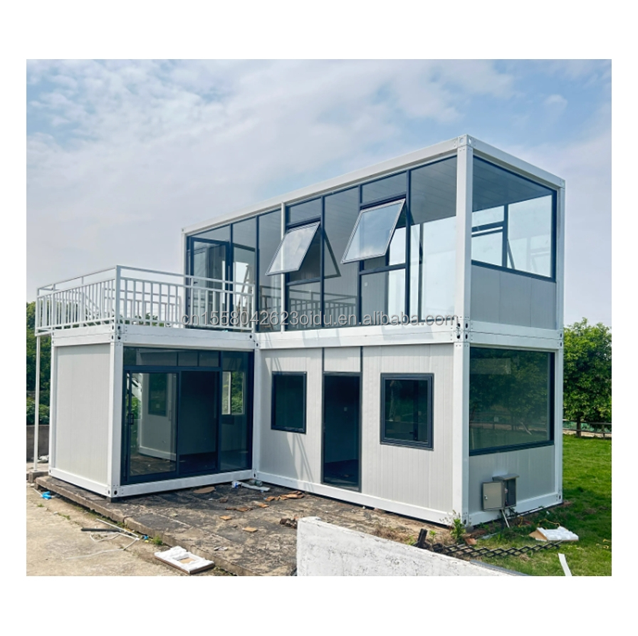 Outdoor Construction Site Prefabricated Modern Design Office Building with Galvanized Steel Bending 180g