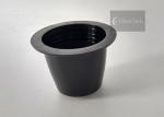 Black Color Enteric Coated Coffee Machine Refillable Capsules Empty Capacity 8