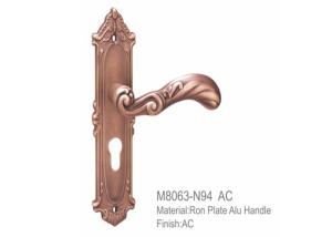 China Level ship design and level door handles Rosettes Zinc alloy door handles 58mm factory
