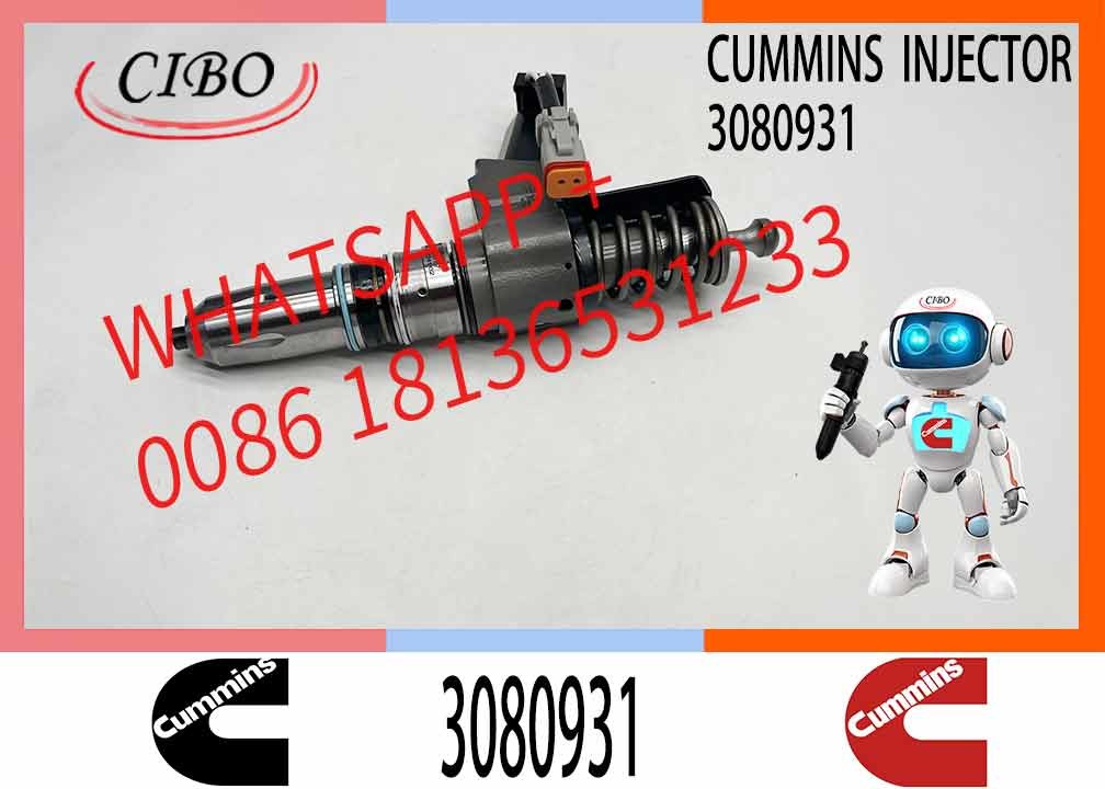 Engineering Machinery N14 Truck Engine System Accessories 3080931F Diesel Fuel Injector