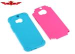 HTC M7 M8 PC+Silicone 2IN1 Cover Cases Multi Color