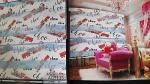 Printed zebra blinds fabric /Cartoon printed zebra blinds fabric /printed day