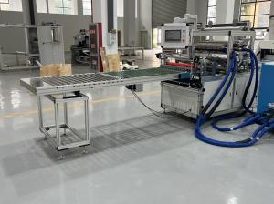 China Multi Functional HEPA Filter Pleating Machine 1kw Knife Pleating Machine 50Hz factory