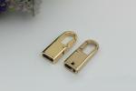 Hanging nickel color zinc alloy 33 mm length metal key chain snap hook for strap