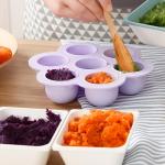 Non - Stick Finish Silicone Ice Trays Prevent Channeling Taste For Baby