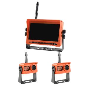China Night Vision 33ft Truck Rearview Camera Orange Color 7&quot; Monitor Kit factory