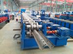 Expressway / Highway Guardrail Forming Machine Hydraulic Pre - Punching 350kpa