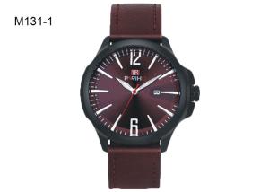 China BARIHO Men's Quartz Watch Leather Band Timepiece Water Proof M131 factory