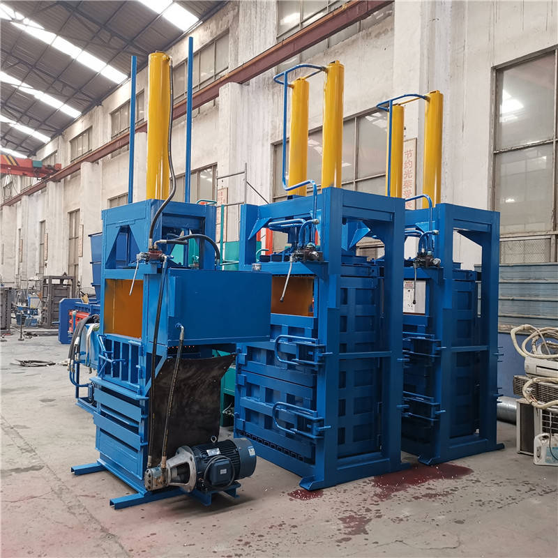 60T Carton Hydraulic Press Baling Machine Waste Corrugated Box 2500kg