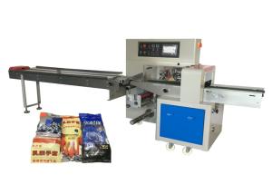 China Industrial Horizontal Flow Pack Machine Rubber Gloves Packing High Speed factory