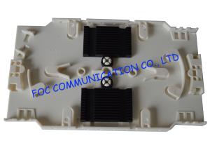 China 12 Slots White Fiber Optic Patch Panel For Optical Fiber Communication Networks factory
