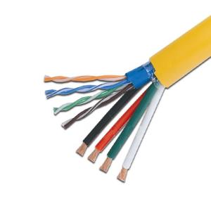 China Composite Communication Rg6 Cat6 Cat5e Optical Coaxial Cable factory